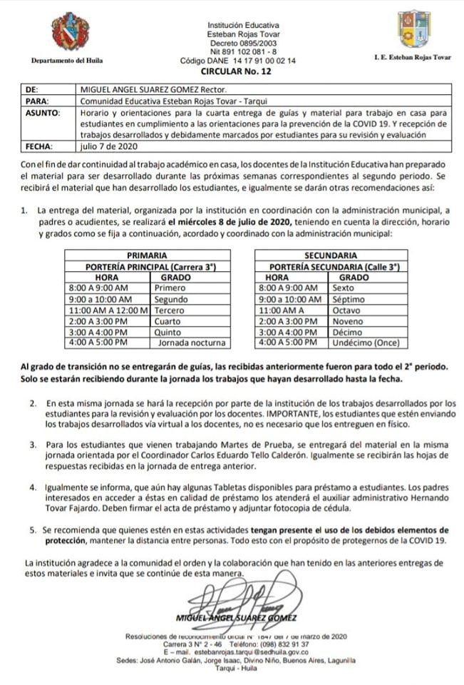 CIRCULAR No. 12